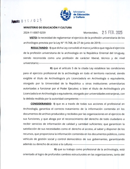 Primera página del decreto reglamentario de la ley 19768 imagen de decreto reglamentario de la ley 19768