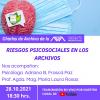 Charla de Archivo - Riesgos psicosociales en los archivos